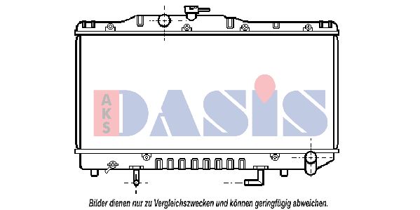 AKS DASIS Радиатор, охлаждение двигателя 210930N